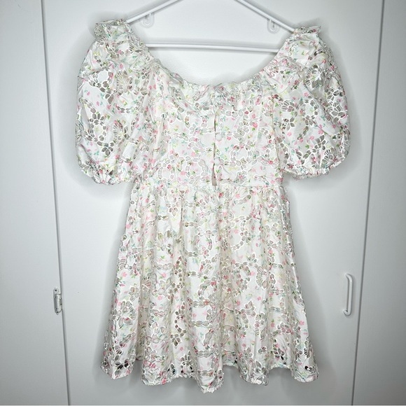 NWT For Love And Lemons Magnolia Mini Dress Size Small - Picture 10 of 12